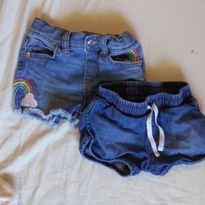 2 pack Toddler jean shorts